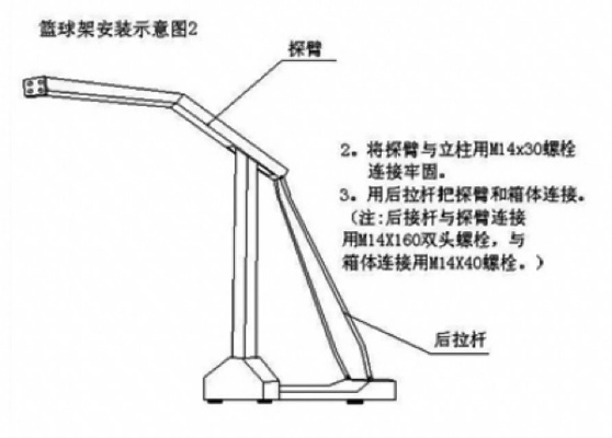 篮球架拆卸步骤及示意图详解