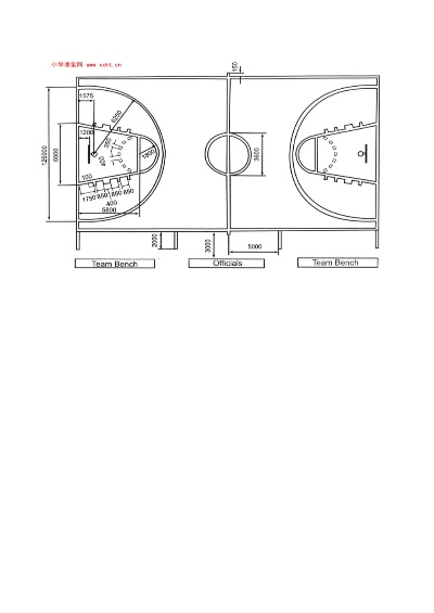 篮球场设计方法及平面图介绍