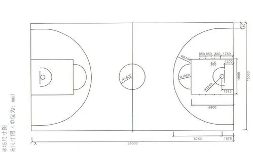 篮球场设计方法及平面图介绍-第3张图片-www.211178.com_果博福布斯