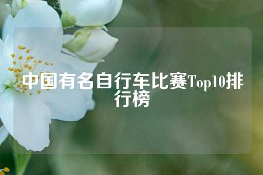 中国有名自行车比赛Top10排行榜